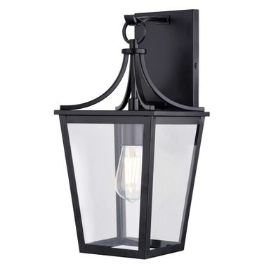 Cottage Grove 7.5 Inch Outdoor Wall Light In Matte Black