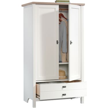 Cottage Road Armoire In Soft White