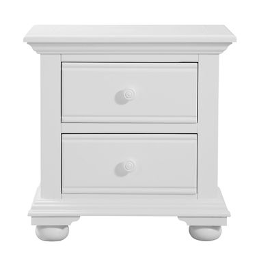 Cottage Traditions Eggshell White Drawer Nightstand