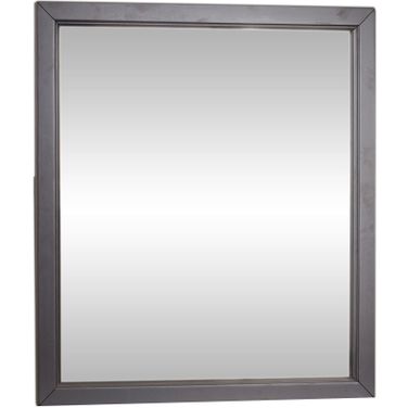 Cottage View Dark Gray Mirror