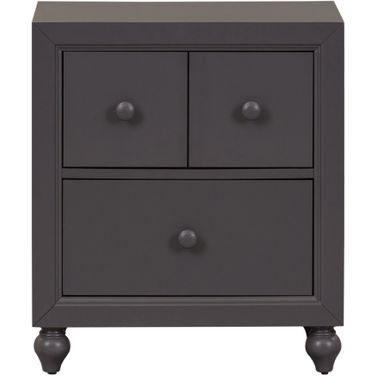 Cottage View Dark Gray Nightstand