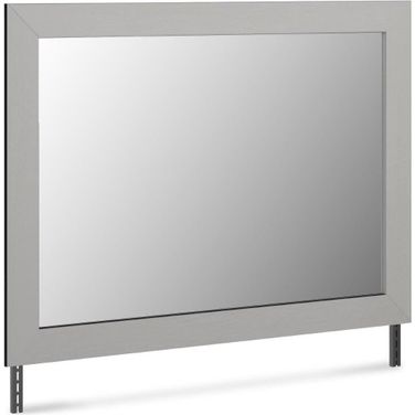 Cottonburg Light Gray And White Mirror