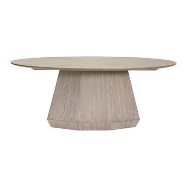 Coulter Oval Dining Table In Natural Gray Ash