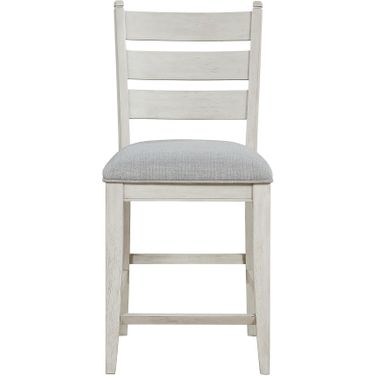 Wyatt Counter Height Chair Set of 2 In White