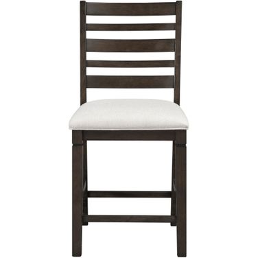 Victoria Counter Height Chair Set of 2 In Brown