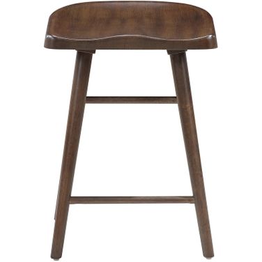 Oliver Counter Height Stool Set of 2 In Brown