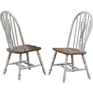 Country Grove Keyhole Dining Chair Set of 2