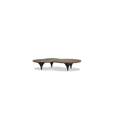 Coupe Coffee Table Birch Legs In Cafe