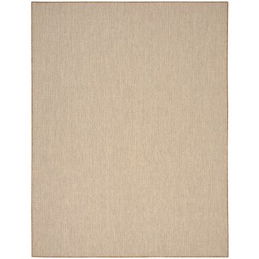 Courtyard Modern 10' x 14' Rug In Jute