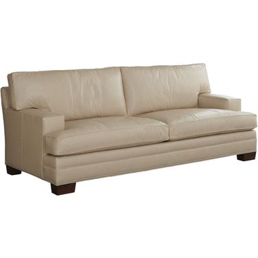 Couture Leather Tyson Leather Sofa In Beige