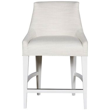Cove Counter Stool In White