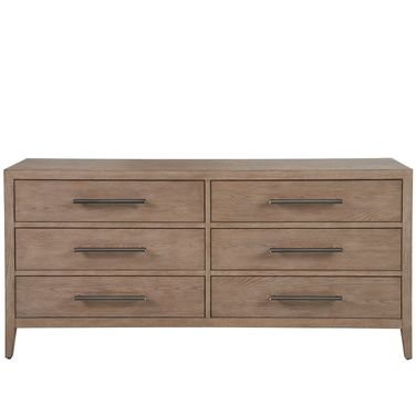Cove Drawer Dresser In Gray Oak