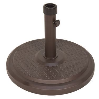 Cove Polycrete Base In Bronze