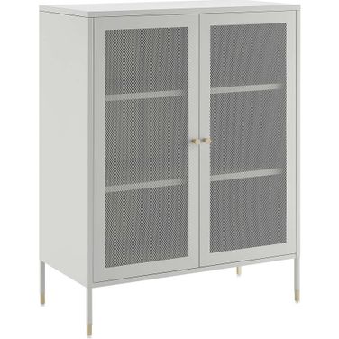 Covelo 32 Inch Accent Cabinet In Light Gray