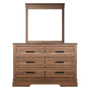 Coventry Hall Pecan Mirror In Brown