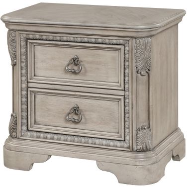 Coventry Nightstand In Light Gray
