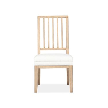 Coventry Upholstered Side Chair Set of 2 In Honey Maple