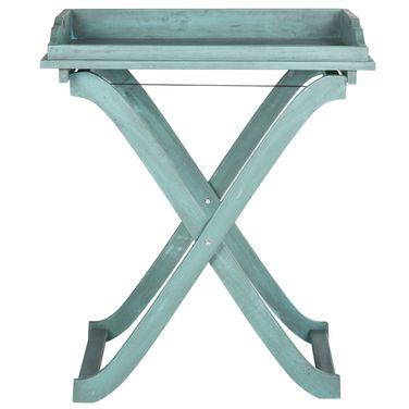 Covina Beach House Blue Tray Table