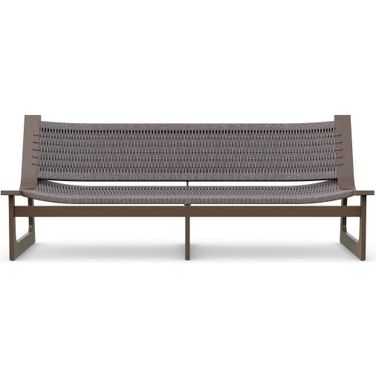 Cozumel 3 Seat Sofa In Matte Bronze
