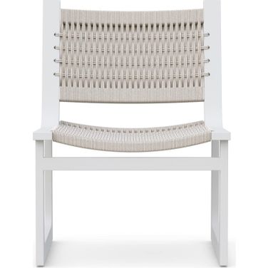 Cozumel Dining Chair Set of 2 In Matte White
