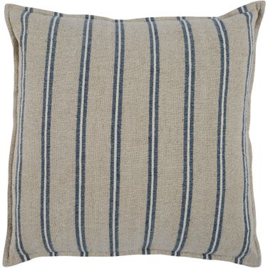 CP Delgada 26x26 Pillow In Natural and Blue
