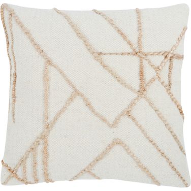 CP Sintra 22x22 Pillow In Ivory and Natural