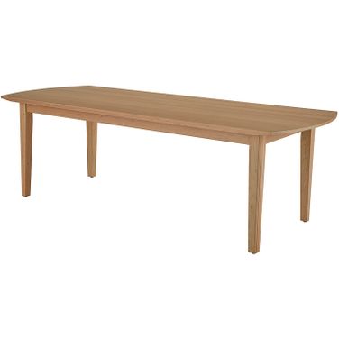 Crafted 72 Inch Surfboard Table With 1.25 Inch Top In Bleached Cherry
