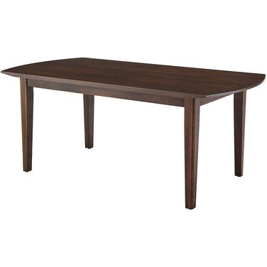 Crafted 94 Inch Surfboard Table With 1.25 Inch Top In Dark Cherry