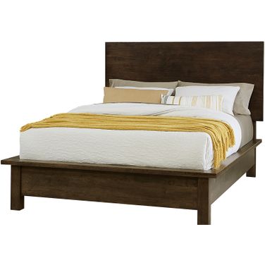 Crafted King Terrace Bed In Dark Cherry