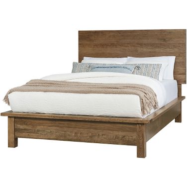 Crafted King Terrace Bed In Medium Cherry