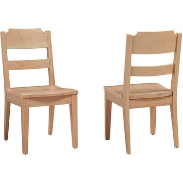 Crafted Ladderback Side Chair In Cherry
