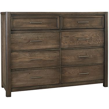 Crafted Oak 8 Drawer Dresser In Aged Grey by Vaughan Bassett | 1StopBedrooms Crafted Oak 8 Drawer Dresser In Aged Grey by Vaughan Bassett | 1StopBedrooms