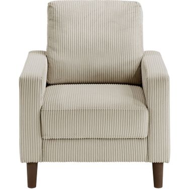 Crandall Accent Chair In Taupe