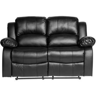 Cranley Black Double Reclining Loveseat