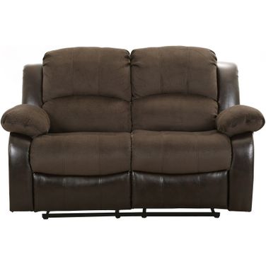 Cranley Double Reclining Loveseat In Brown