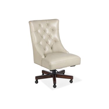 Craven Swivel Tilt Desk Chair In Ivory