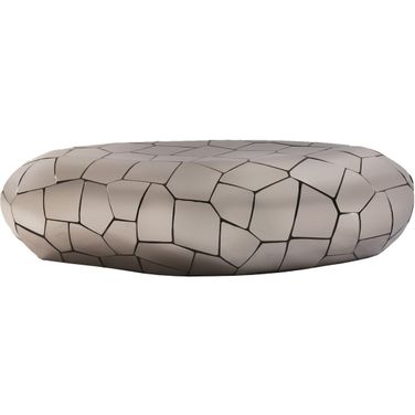 Crazy Cut Coffee Table In Silver
