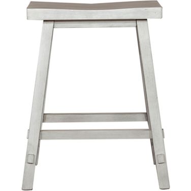 Creations Ii 24 Inch Sawhorse Counter Stool - White
