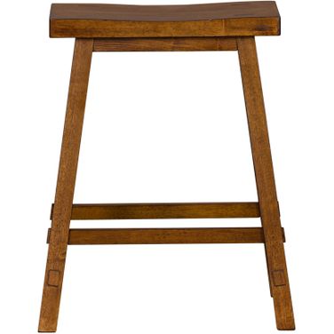 Creations II Tobacco 24 Inch Sawhorse Barstool