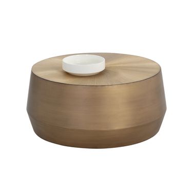 Creed Small Coffee Table In Antique Gold