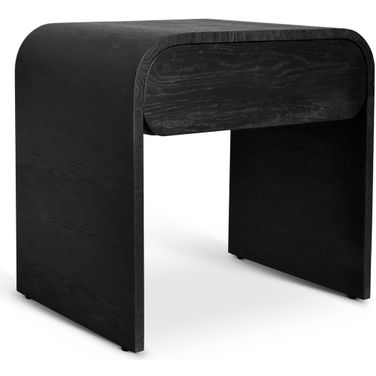 Cresthill Night Stand In Black Oak