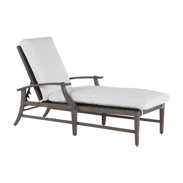 Croquet Aluminum Chaise In Bali Pearl