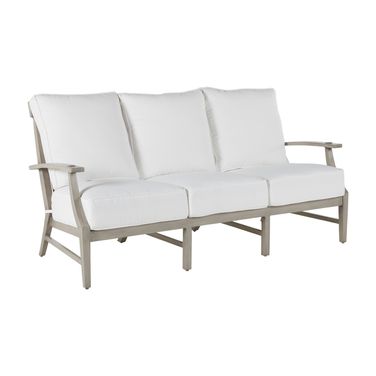 Croquet Aluminum Sofa In Bali Pearl
