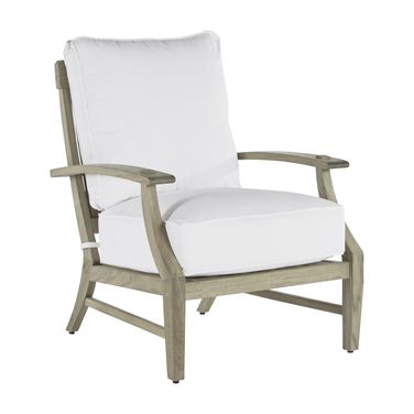 Croquet Teak Lounge Chair In Bali Pearl