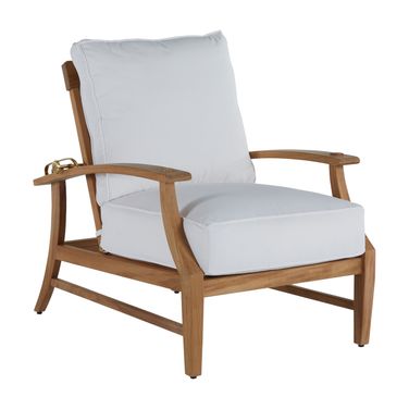 Croquet Teak Recliner Chair In Bali Pearl