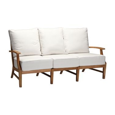 Croquet Teak Sofa In Bali Pearl