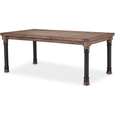 Crossings Rectangular Dining Table In Reclaimed Barn