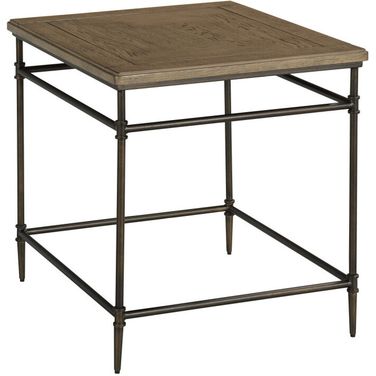 Crossroads Hamilton Rectangular End Table In Toasted Pecan