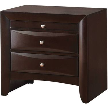 Crown Mark Emily Dark Cherry Night Stand