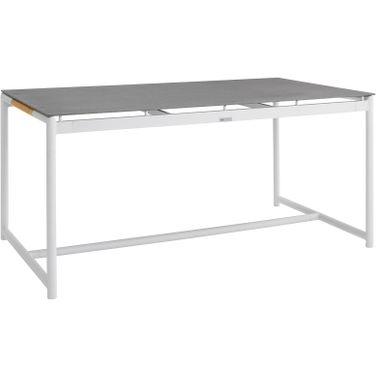 Crown Outdoor Dining Table In White